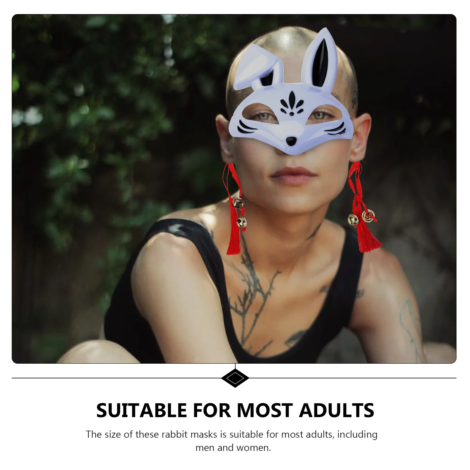 

3 Pcs Mask Face Halloween Head Decor Fox Party Dress Accessory Cute