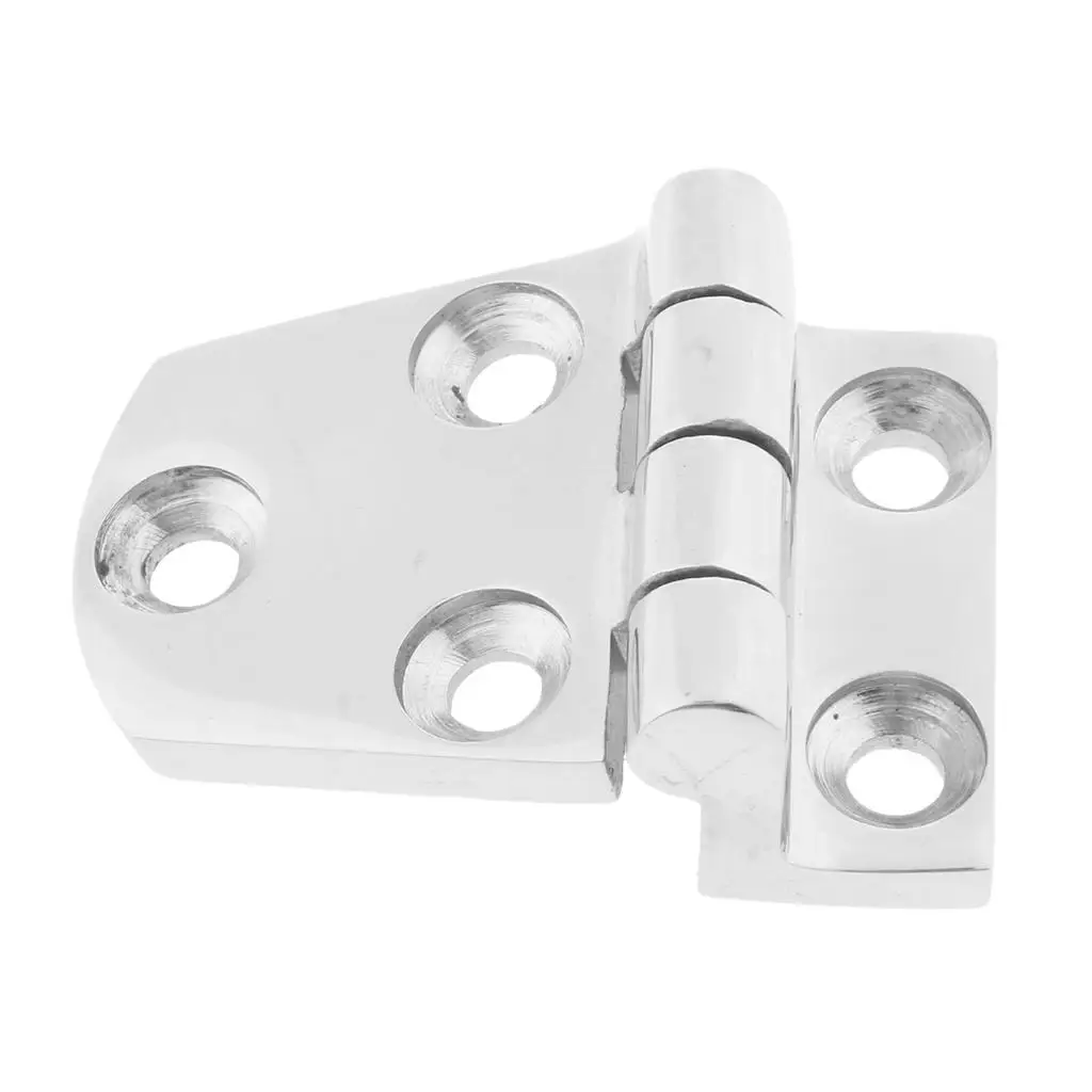 54 x 37mm Chrome Plated Zinc Short Side Hinges for Marine Boats