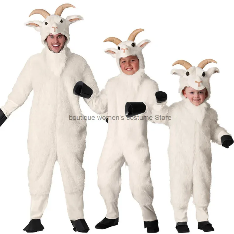 

Halloween Costume Children's Day Stage Performance Cosplay Adult Goat Children's Animals Wild Goat Costume Sheep Costume