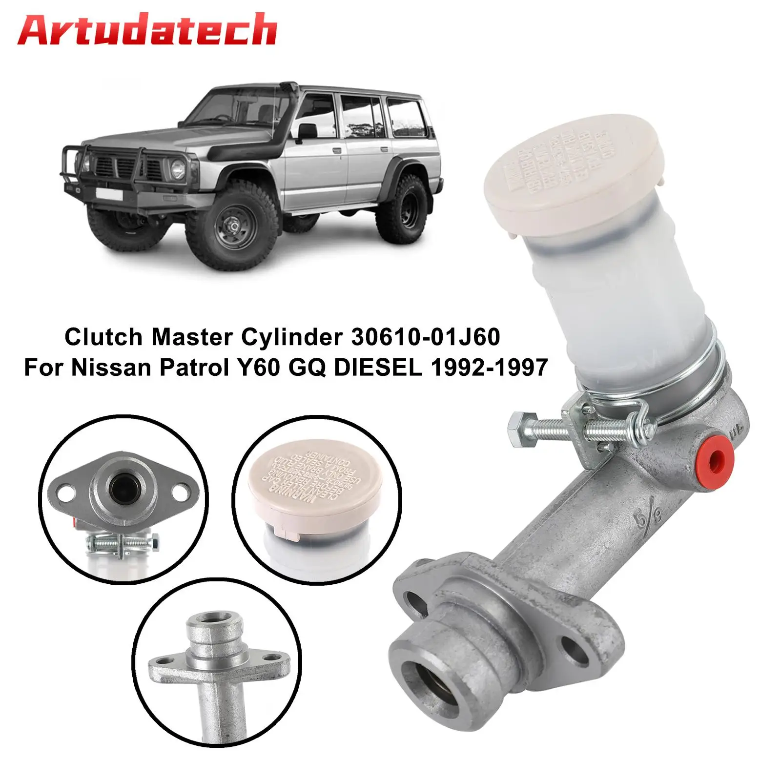 Artudatech Clutch Master Cylinder 30610-01J60 For Nissan Patrol Y60 GQ DIESEL 1992-1997 Car Accessories