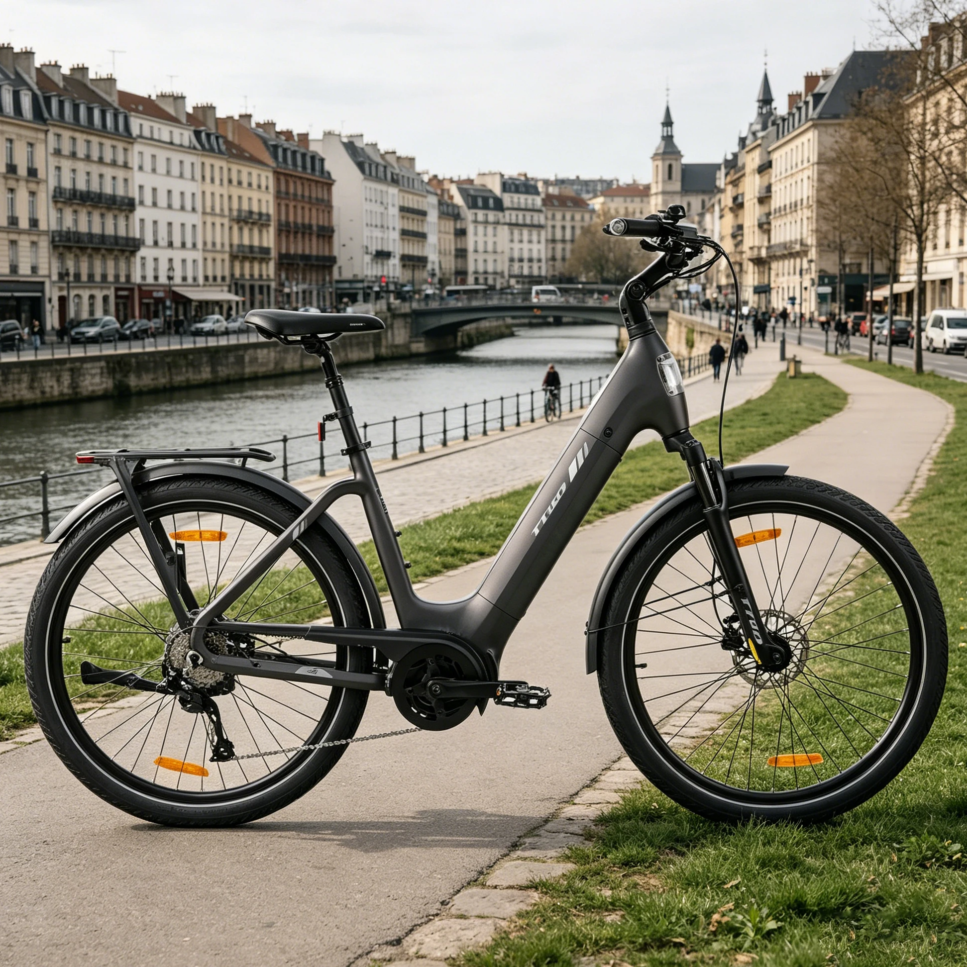 TTGO E-Bike mit Bafang Mittelmotor, 75 Nm Drehmoment, Sensor-Elektrofahrrad für Herren, 36 V 18 Ah herausnehmbarer Akku, 130 km Reichweite, 9 Gänge, hydraulische Bremsen, Z5
