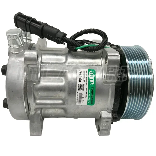 SANDEN 8117 6008 AUTO AC A/C Compressor for MAN TRUCK TGA TGL TGM TGS TGX E2000 F2000 51779707006 51779707028 81619066012