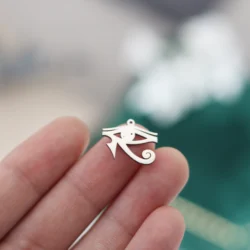 3PCS/LotEye of Horus charms pendantsCharms ancient egypt eye of Silver Color Pendants Antique Jewelry Making DIY Handmade