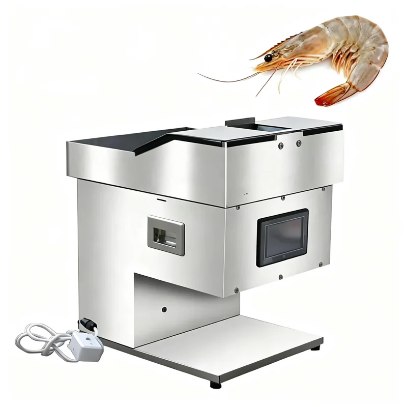 Semi-automatic Shrimp Line Machine Shrimp Back Open Equipment Prawn Back Open Cutting Machine