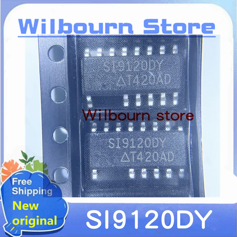 

10PCS/LOT SI9120DY SI9120DY-T1 SI9120DY-T1-E3 SOP14 New original