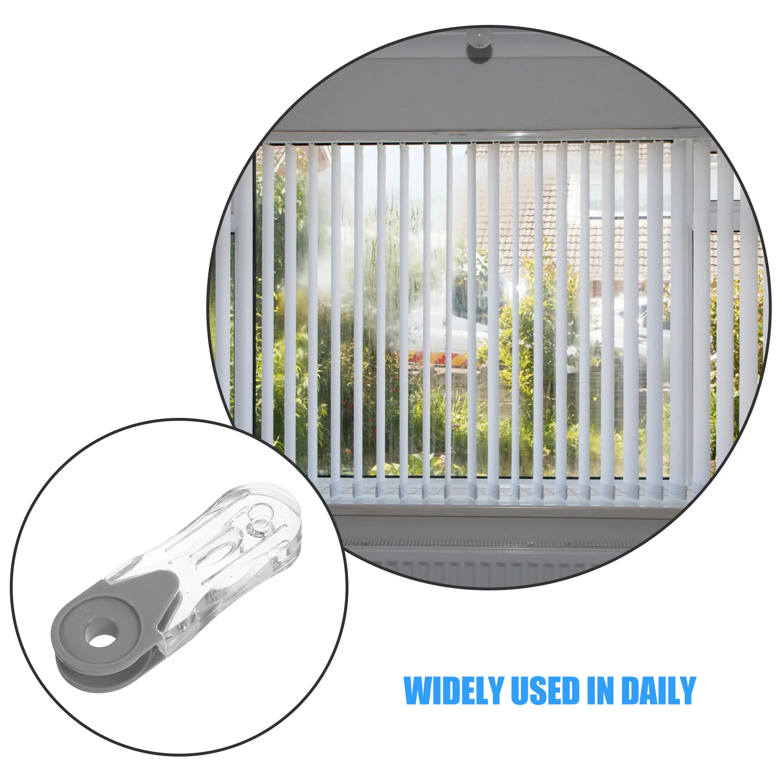 ตุ้มถ่วงน้ำหนักม่าน 6 ชิ้น สำหรับม่านปรับแสงแนวตั้ง มู่ลี่ ม่านม้วน สายดึง ปลายมือจับอะไหล่ อุปกรณ์เสริม สีเรียบง่าย ใช้งานง่าย