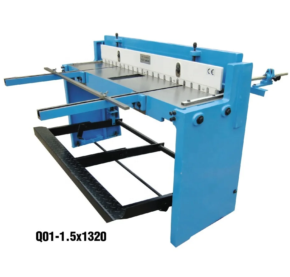 Q01-1.5X1320 آلة قص احترافية تعمل بالقدم بأفضل الأسعار