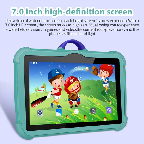 Imagen 2 del producto 2025 nueva llegada 7 pulgadas 5G WiFi tabletas para niños Quad Core 4GB RAM 64GB ROM Google Learning Education versión cámaras duales tableta