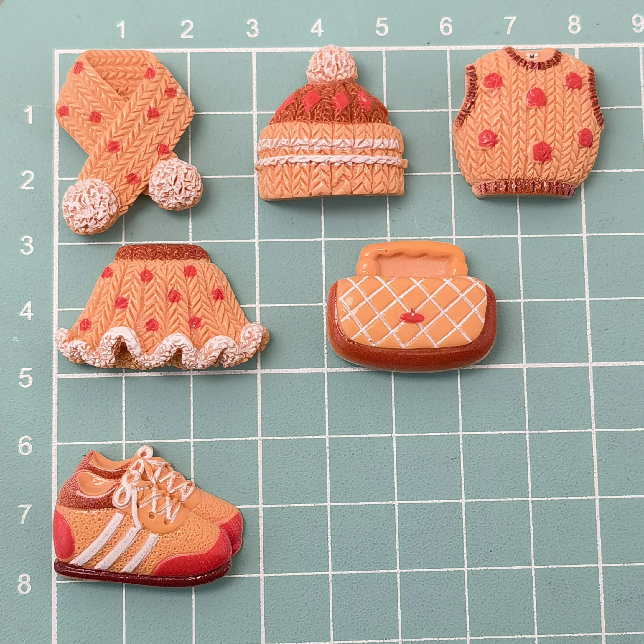 الراتنج قبعة تنورة وشاح سترة الأحذية كابوشون مسطح لتقوم بها بنفسك دمية هيرباند سجل القصاصات الملابس إكسسوارات أحذية #6