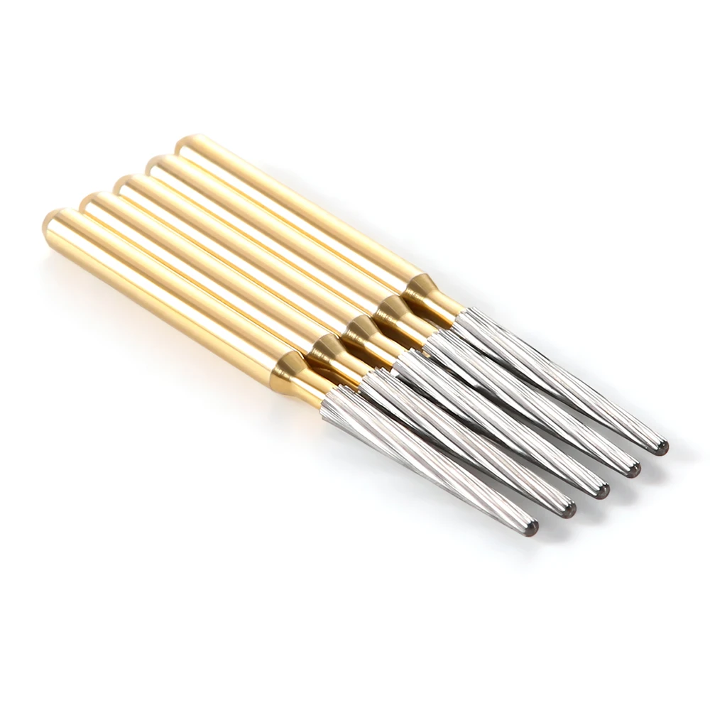 3 Boxen AZDENT Dentalbohrer aus Wolframkarbid FG-Bohrer zum Trimmen und Finishen Titan FG7114/7214/7714 für Hochgeschwindigkeits-Handstücke – Detail 13