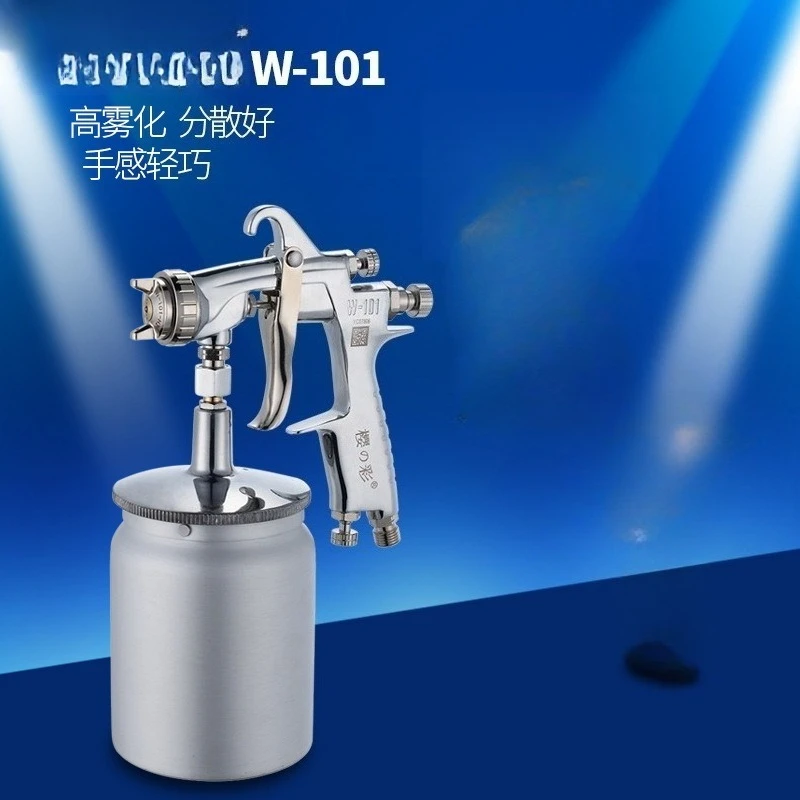 W-101 Paint Gun Pneumatic High Atomizing Paint W101 Spraying Tools Furniture