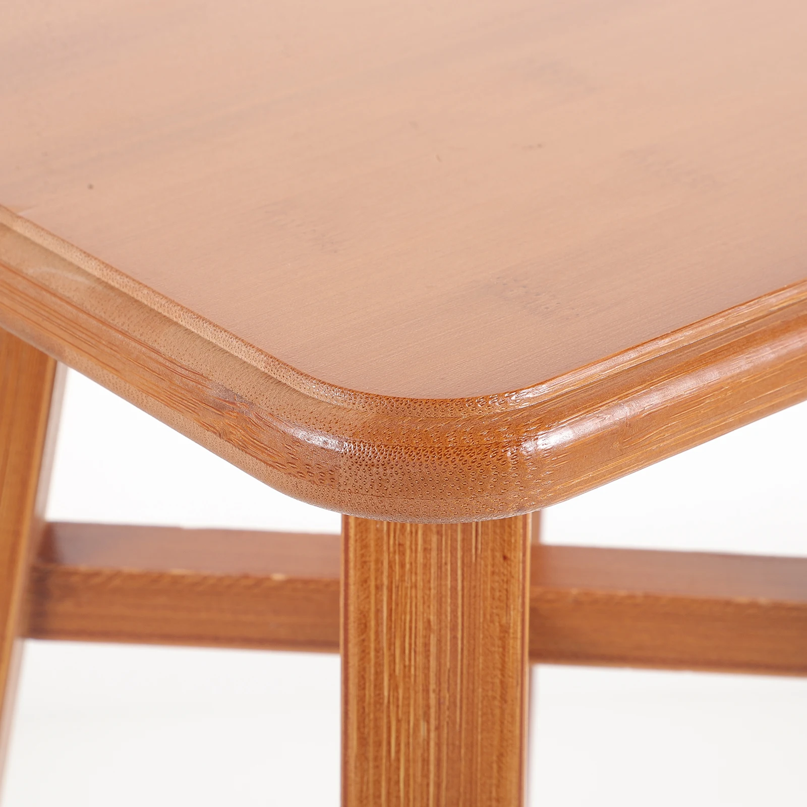 

Wooden 24cm High Small Folding Stool Bedroom Office Living Room Stable Reusable Smooth Edge Shoe Changing