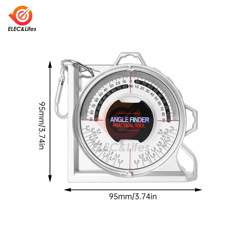 Imagem -06 - Mini Digital Angle Gauge Transferidor Magnético Inclinômetro Ponteiro Nível Ângulo Finder Ângulo Cube Nível com Magnes