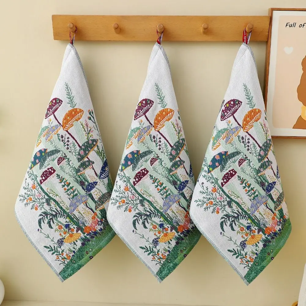 New 34x40cm Large Hand Towel 4 Layer Cotton Gauze Decorative Pure Cotton Dish Cloth Quick Dry Kitchen Towel Home Restaurant