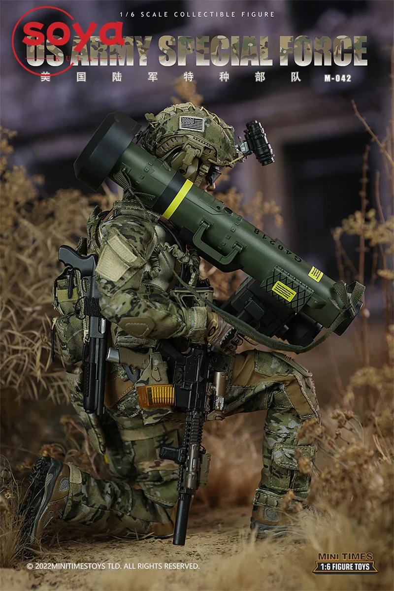 미니타임즈 M042 1/6 스케일 미 육군 특수부대 병사 액션 피규어 12인치 남성 피규어 풀 세트 수집용 모델 장난감