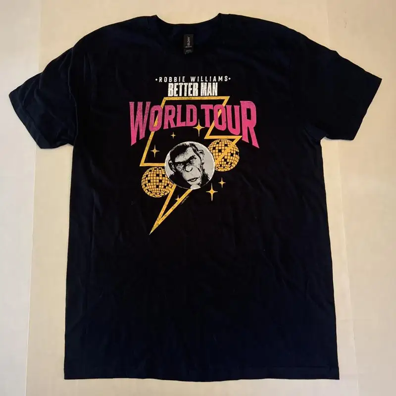 

Rare NWOT Robbie Williams BETTER MAN 2024 Film Official Promo Swag T Shirt Medium