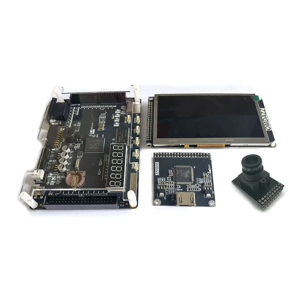 

FPGA Development Board with LCD, OV5640 Camera, VGA & HDMI-compatible Ports | For Spartan-6 XC6SLX16 Chip Learning and Projects