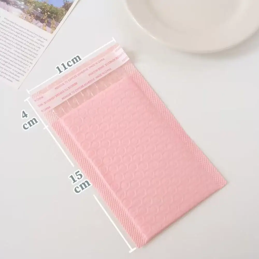 10Pcs 새로운 진주 필름 버블 메일러 PE 셀프 씰 셀프 씰 포장 마카롱 컬러 패딩 봉투