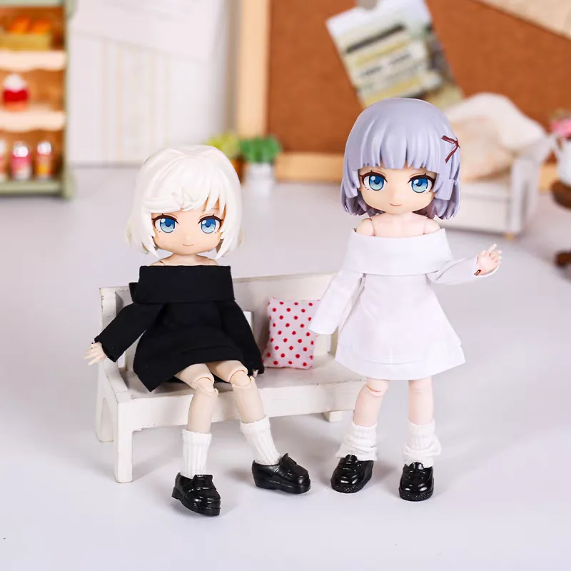 HOUZIWA OB11 Doll Clothes Dress For 1/12 BJD GSC P9 Molly