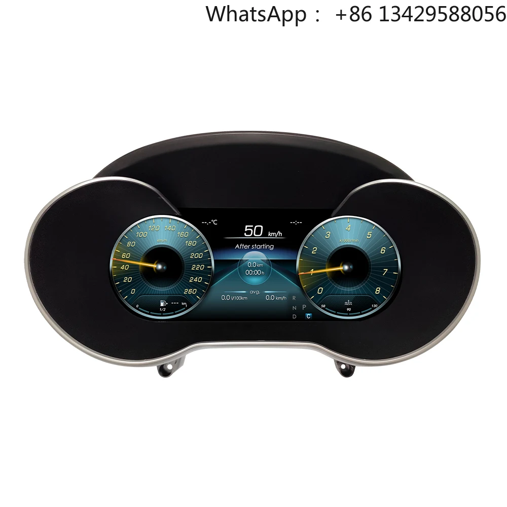 

YLC 12.3" Upgrade Speed Meter for Benz C GLC Class W205 W253 Car LCD Dashboard Digital Cluster Instrument Panel Linux