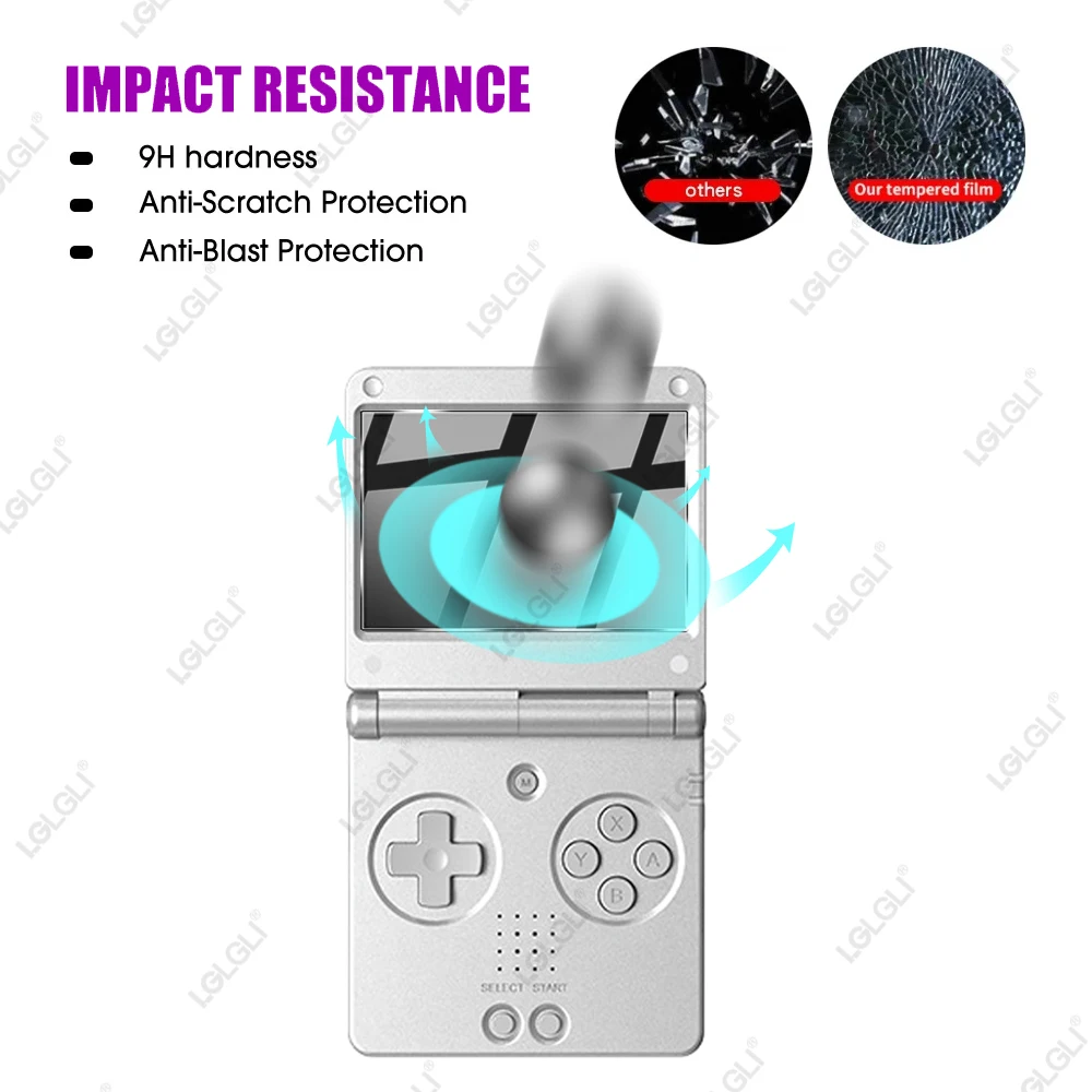 9H Tempered Glass for ANBERNIC RG SP Screen Protector, HD Anti-Scratch Protective Film for ANBERNIC RG SP Accessories