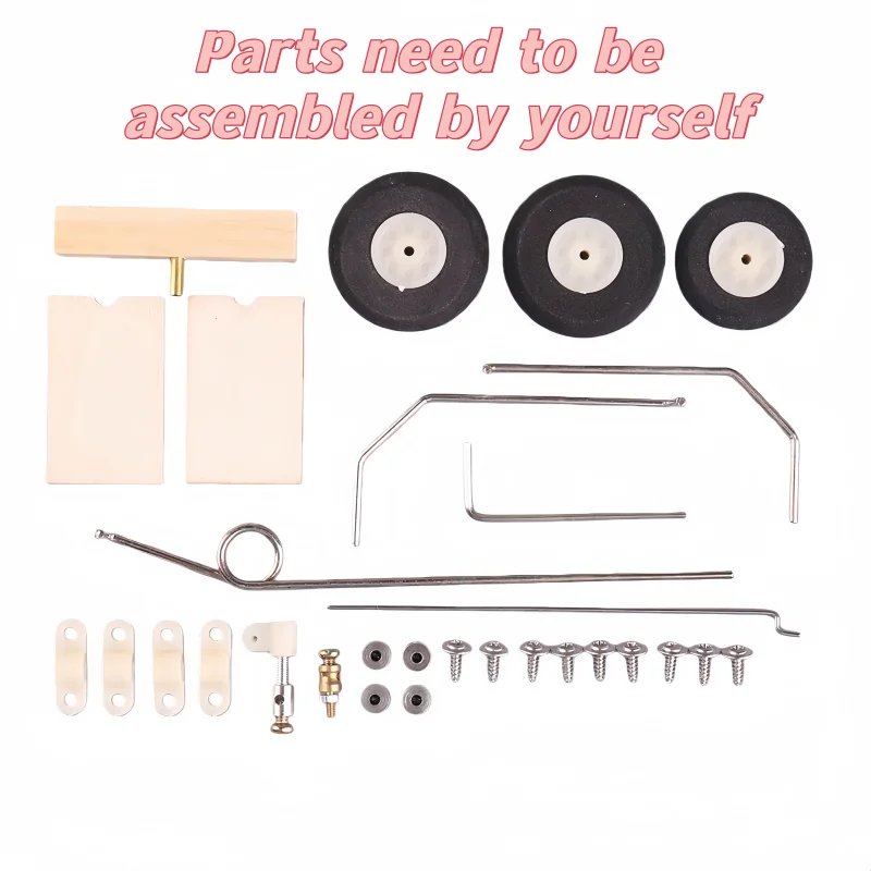 SU27KT modèle en bois sans servo, modèle d'avion, train d'atterrissage, avion à voilure fixe, accessoires de bricolage, amortisseurs métalliques