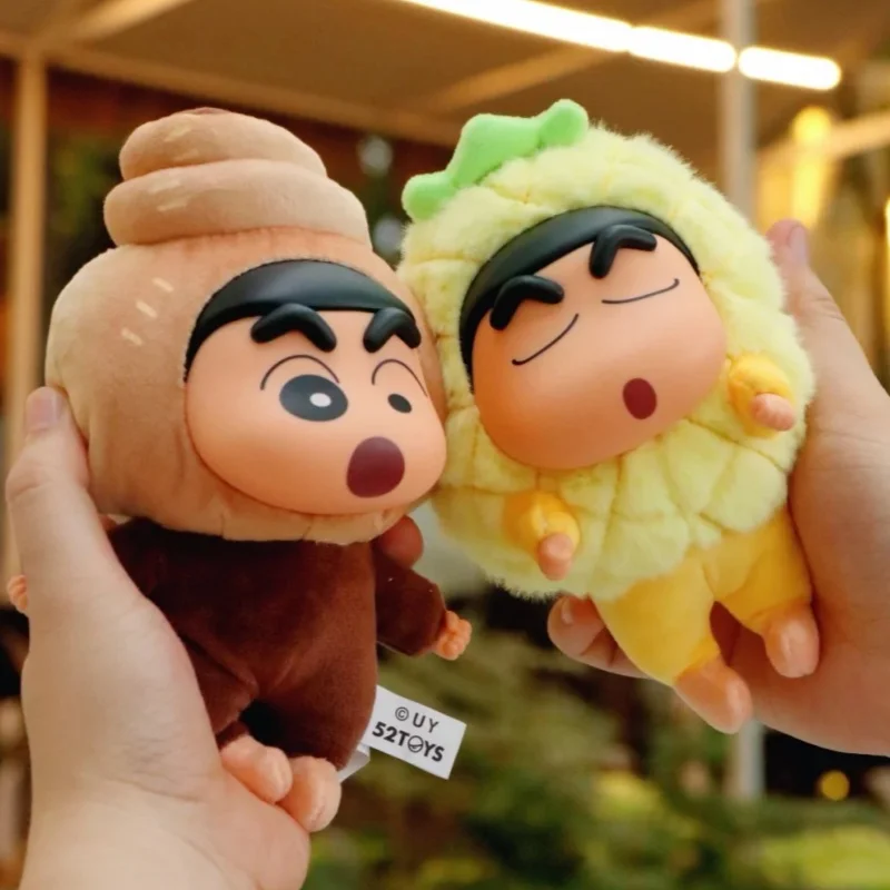 

52 игрушки карандаш Шинчан для праздничной вечеринки, виниловый плюшевый кулон, глухая коробка, загадочная коробка, коллекционная игрушка, украшение для рабочего стола, Рождественский подарок