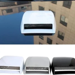 Car Decorative Air Flow Intake Scoop Abs and Aluminum Grille Mesh Bonnet Vent Cover Hood Sticker Car Styling