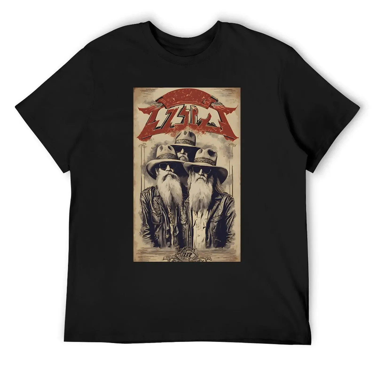 

Vintage Band ZZTOP Rock Music 2024 - Logo Albums Retro Tour T-Shirt tees rapper graphic tees customs fitted t shirts for men