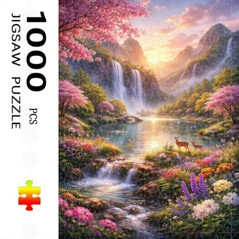 Large Size Jigsaw Puzzle 500/1000/1200/2000 Pcs Mountain Scenery Jigsaw Puzzles for Adults Stress Relief Toys Gift