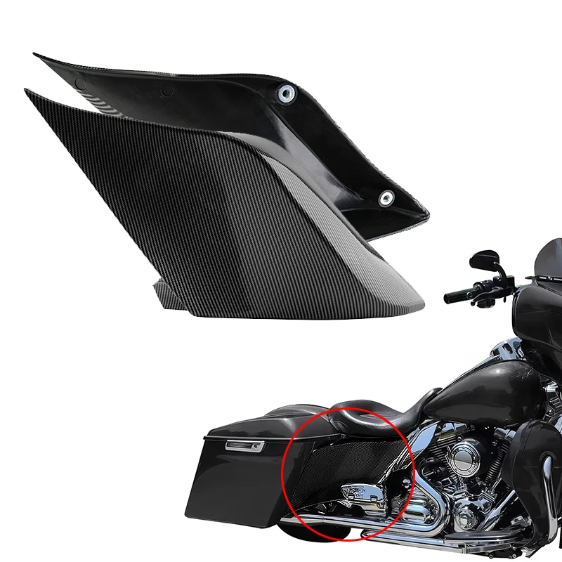 

1 Pair Motorcycle Left Right Battery Side Cover Panels For Harley Touring Electra Street Glide Road King 2009-2013