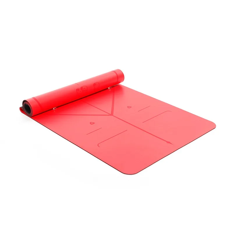 YTYIN Pink And Black Polyurethane PU Yoga Mat Manufactured Product