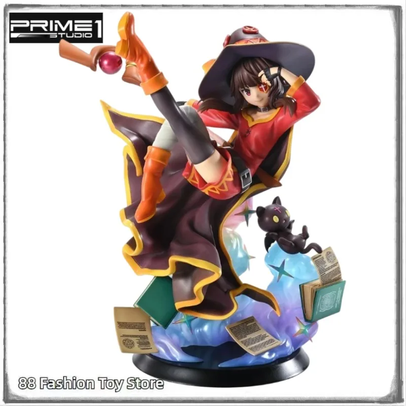 

In Stock Original Prime 1 Studio PRISMA WING Blessings for A Wonderful World Chomsuke Megumin 1/7 Anime Figures Statue Doll
