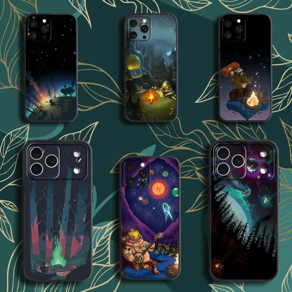 

O-Outer W-Wilds Cool Phone Case For iPhone 17,16,15,14,13,12,Pro,Max,Plus,E,SE4,Air,Mini Black Soft Box