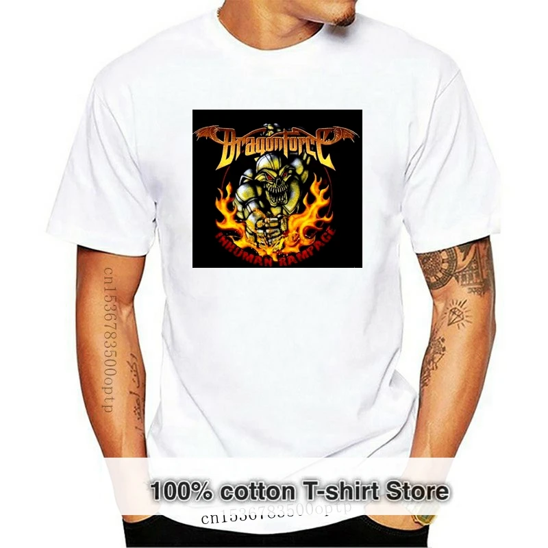 2024 Best T Shirts Dragonforce - Robot 06 Tour T-Shirt Short Sleeve Printed O-Neck Tee For Men