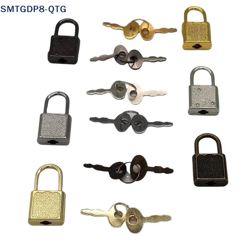 NEW Mini Metal Padlock With Matching Keys Multiple Colors Perfect For Jewelry Boxes Diaries Luggage And Small Bags