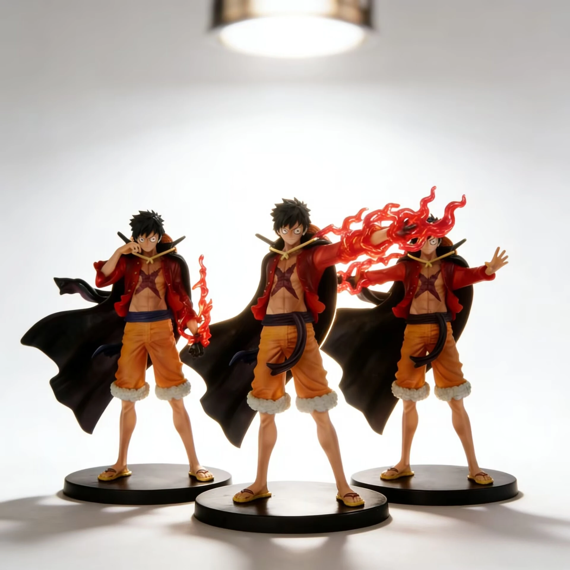Modelo de Capa de One Piece Luffy con Pistola de Cuatro Niveles de Fuego y Accesorios de Anime, Regalo