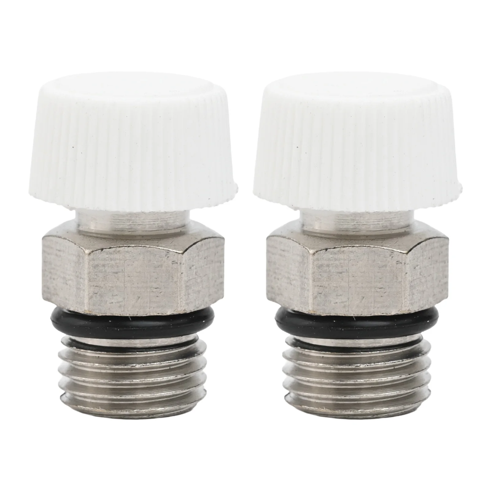 2Pcs Male Thread Radiator Air Venting Valve Nickel Plated Brass Manual Radiator Air Vent Valve 1/8 1/4 3/8 1/2 3/4 Home