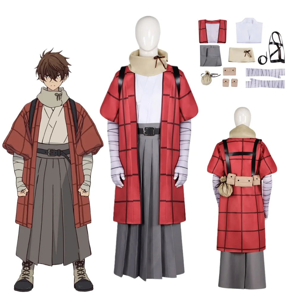 키하치 오카모토 코스프레 의상 애니메이션 내일의 불꽃 할로윈 카니발 파티 의류