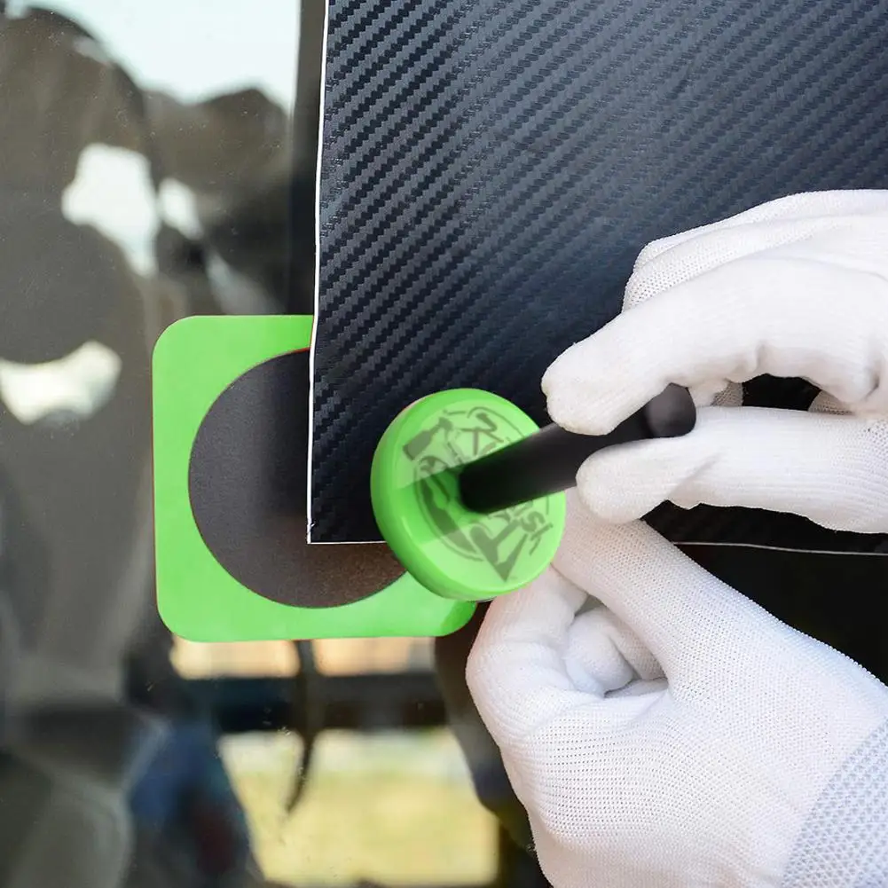 Car Wrap Positioning Magnets, Strong Hold Vinyl Film Installation Tool with Non-Scratch Rubber Base Long Handle for Car Wrapping