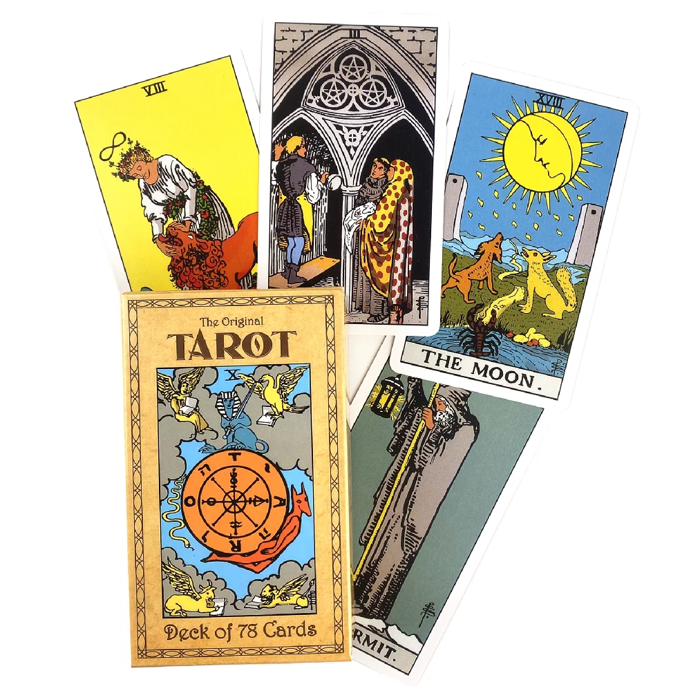 TYLDWICK Tarot Cards Deck Divination English Version Fortune Telling Friend Party Oracle Board Game