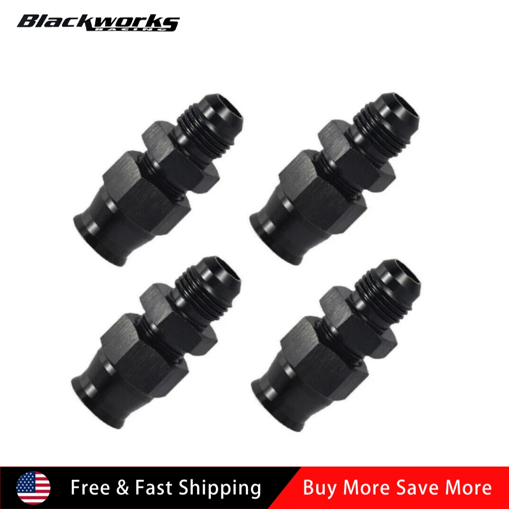 

4 шт. от 6AN до 3/8 дюйма, адаптер для жесткой топливной линии, фитинг, компрессионная трубка AN6