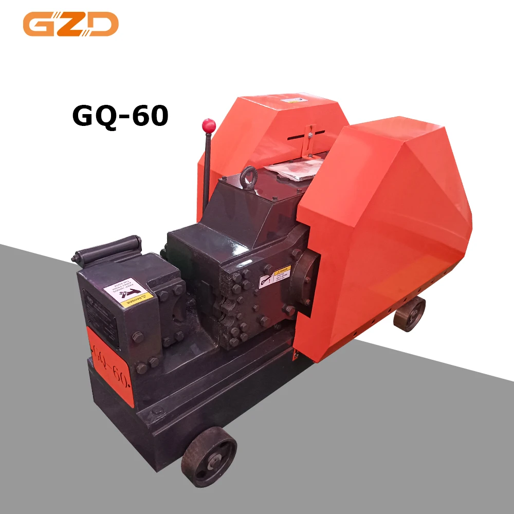 GZD Factory Heavy GQ60 380v 5.5kw 6-50mm Rebar Cutter Single Rebar Cutting Tool Machine