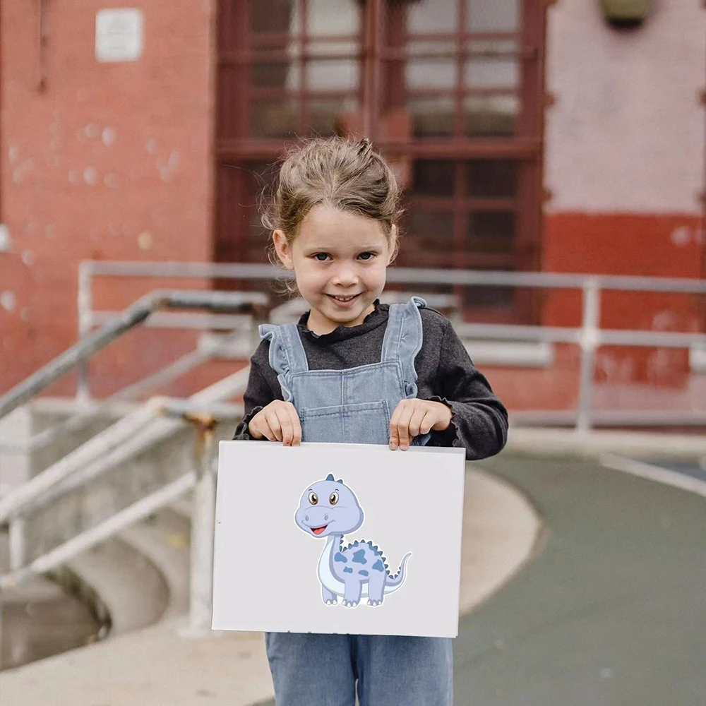 어린이용 DIY 퍼즐 스티커, 재미있는 공룡 조립 직소 스티커, 조기 교육 장난감, 소년 소녀 선물, 파티 호의