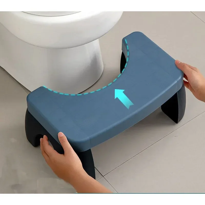 1 PCS Toilet Footrest Squat Stool Removable Non-slip Toilet Seat Stool Portable Squat Stool Home Adult Bathroom Accessories