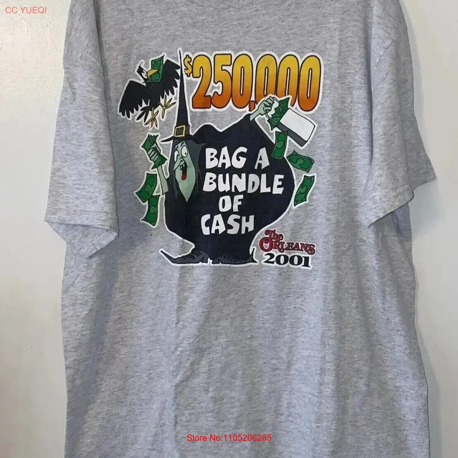 

Винтажная сумка The Orleans Hotel Casino Las Vegas A Bundle Футболка на Хэллоуин Y2K XL винтажная стираная слегка удобная