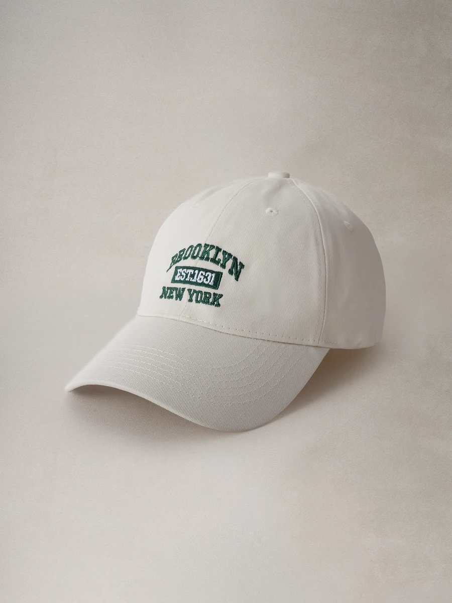 

Adjustable Casual Baseball Cap With Embroidered Letter Design For Outdoor Street Wear