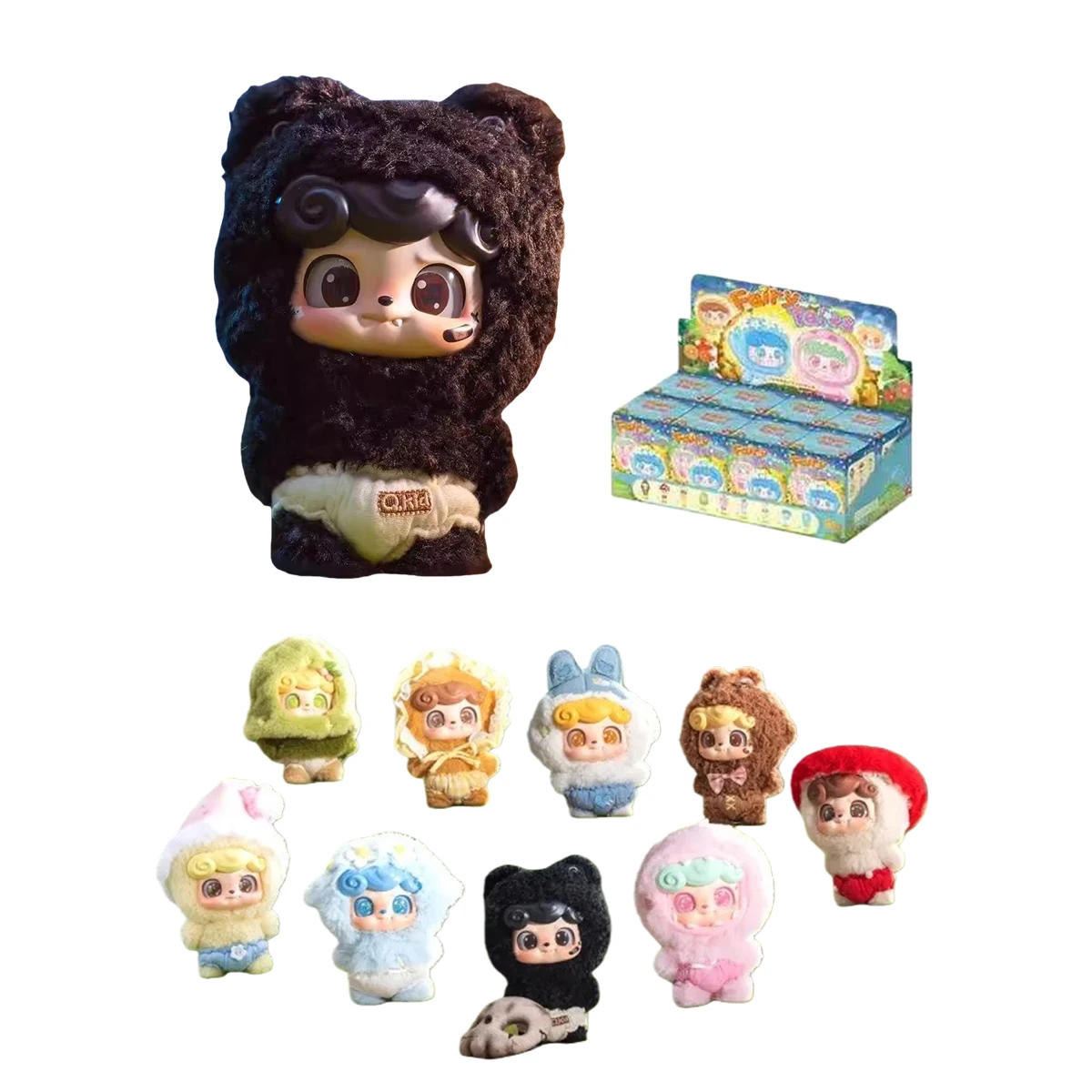 HIPLAY JOTOYS Q.Kid Fairy Tales Plush Series Set Figura de caja ciega