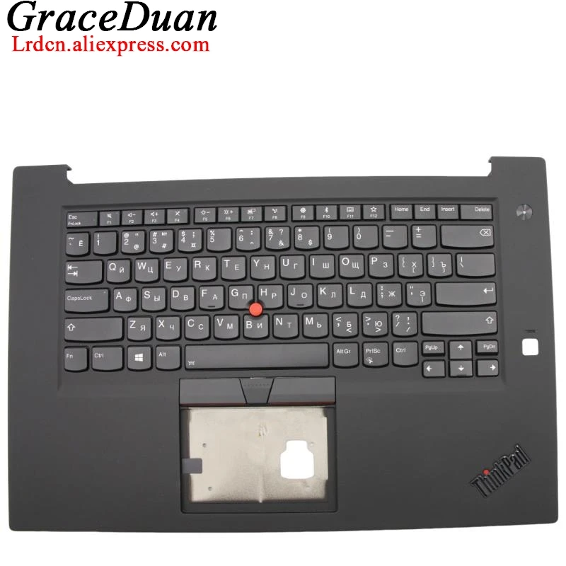 

RU Russian Black Keyboard Upper Case Palmrest Shell Cover For Lenovo Thinkpad P1 X1 Extreme Gen1 G1 01YU788 01YU789