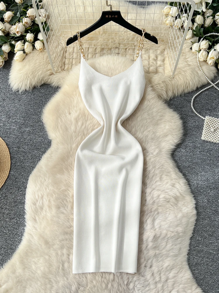 Ele cintura alta malha dr feminino cinta de emagrecimento midi dr faionable elo de corrente camada base saia ci commute